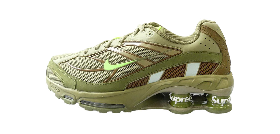 シュプリーム DN1615-200 【フェイクバスターズ鑑定済み】Shox Ride 2 Neutral Olive Electric Green-Pilgrim 買取実績