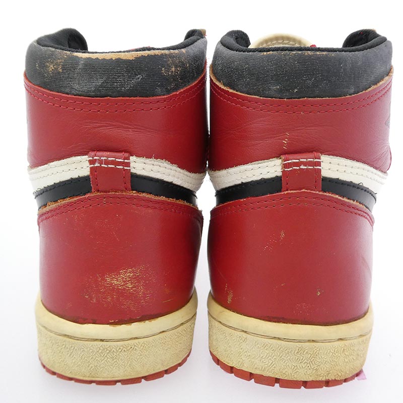 ナイキ 【観賞用】85年製 オリジナル AIR JORDAN 1 CHICAGO エアジョーダン1 シカゴ スニーカー 買取実績 画像