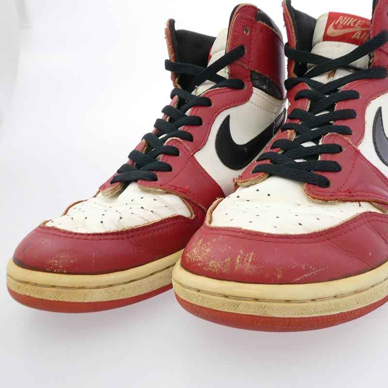 ナイキ 【観賞用】85年製 オリジナル AIR JORDAN 1 CHICAGO エアジョーダン1 シカゴ スニーカー 買取実績 画像