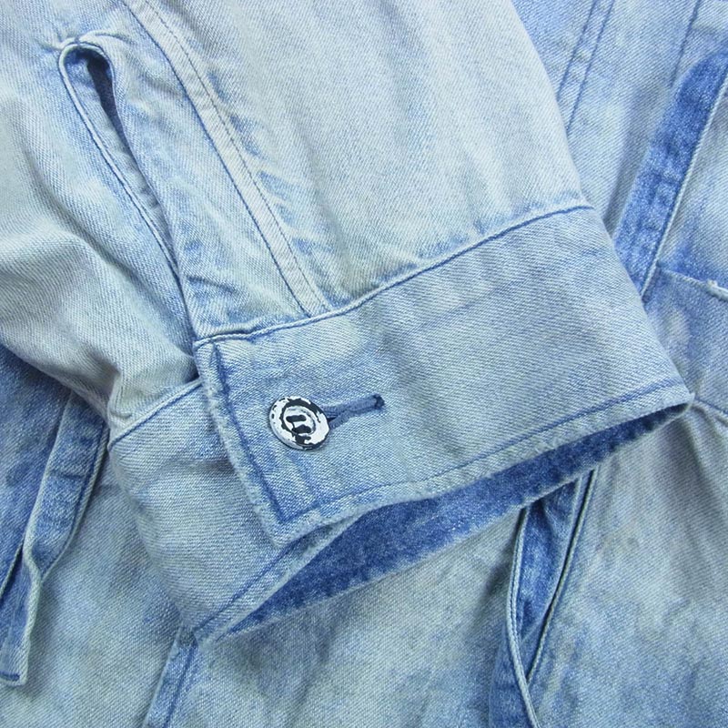 アンセルム 24AW ANC-SH42-A AGING DENIM SHIRT JACKET エイジング デニム シャツ ジャケット 買取実績 画像