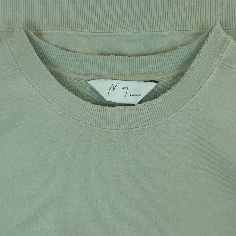 アンセルム ANC-CT145-A UNEVENNESS SWEAT SHIRT アンイーブンネス クルーネック スウェットシャツ 買取実績 画像