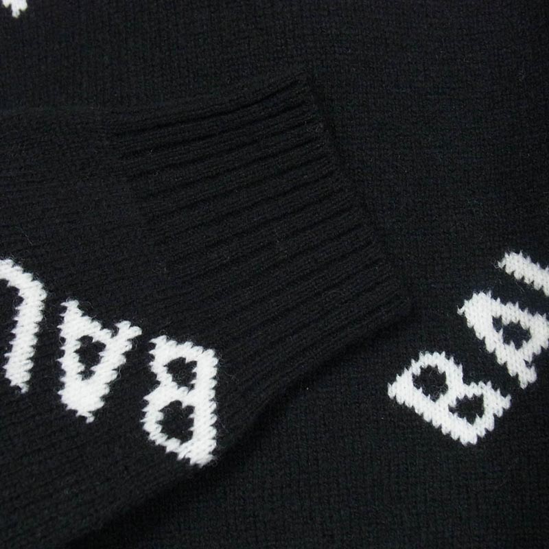 バレンシアガ 20AW 648433 オールオーバーロゴ セーター ニット 買取実績 画像