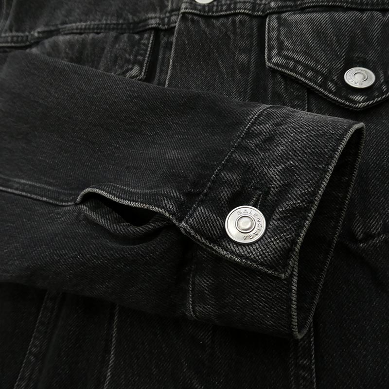 バレンシアガ 18SS 489847 TUE14 SINNERS DENIM JACKET ダメージ加工 ロゴ刺繍 デニム ジャケット 買取実績 画像