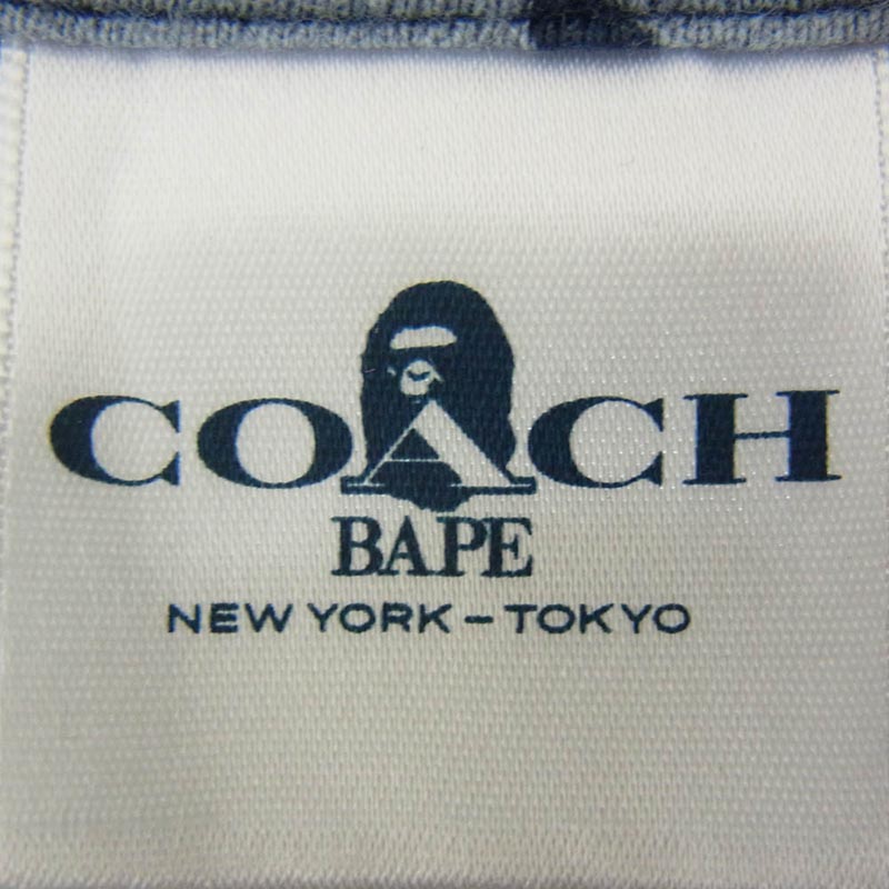 アベイシングエイプ 21SS 001CSH731901C × COACH Signature Monkey Tee コーチ シグネチャー モンキー総柄 半袖 Tシャツ カットソー 買取実績 画像