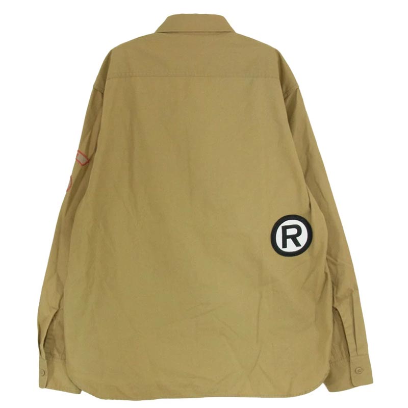 アベイシングエイプ CLASSIS COLLECTION RELAXED FIT BOYSCOUT SHIRT 復刻 ワッペン付 ボーイスカウト 長袖 シャツ  買取実績 画像