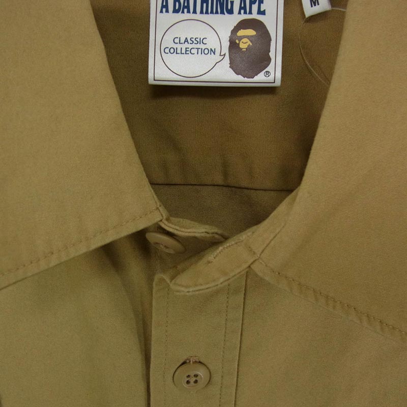 アベイシングエイプ CLASSIS COLLECTION RELAXED FIT BOYSCOUT SHIRT 復刻 ワッペン付 ボーイスカウト 長袖 シャツ  買取実績 画像