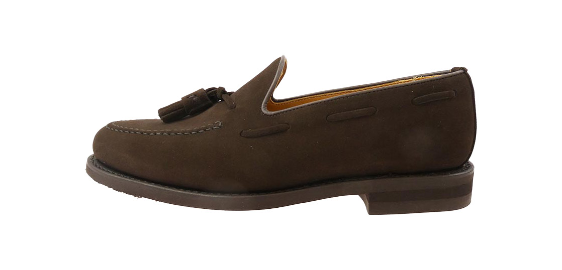 バーウィック 8491SBVIDB タッセル スエード ローファー シューズ 買取実績