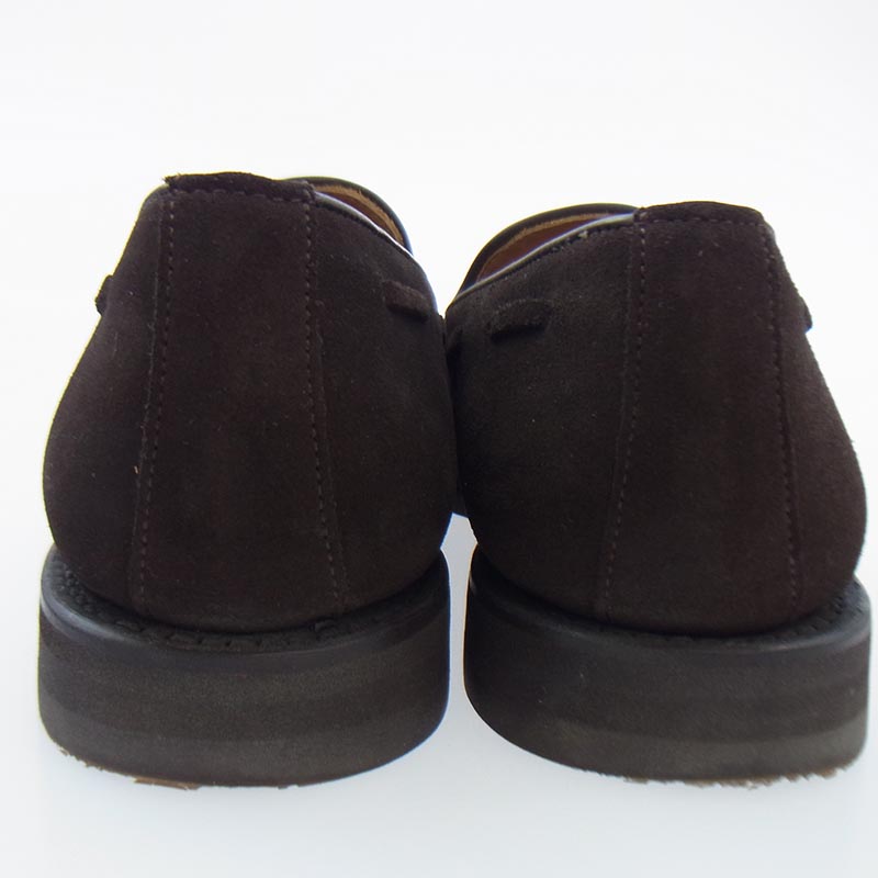 バーウィック 8491 タッセル ローファー スエード レザー ローカット シューズ 買取実績 画像