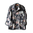 Kuniyoshi Utagawa  Three Quarter Sleeve Night Hawaiian Shirt / Yozakura & Skull 「歌川国芳」スリー クォーター スリーブ ナイトハワイアンシャツ 画像