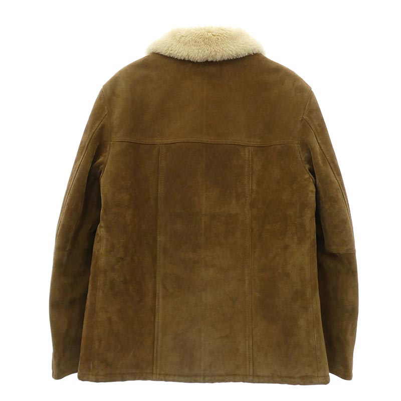 セリーヌ 24AW 2D500039F.14CI LOOSE COAT WITH SHEARLING INNER LINING IN SPLIT CALFSKIN シアリングコート スウェードジャケット ムートンブルゾン 買取実績 画像