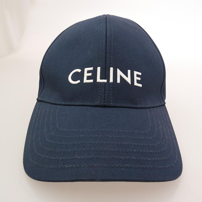 セリーヌ 2AUA1969P CASQUETTE BASEBALL ロゴ刺繍 ベースボール キャップ 買取実績 画像