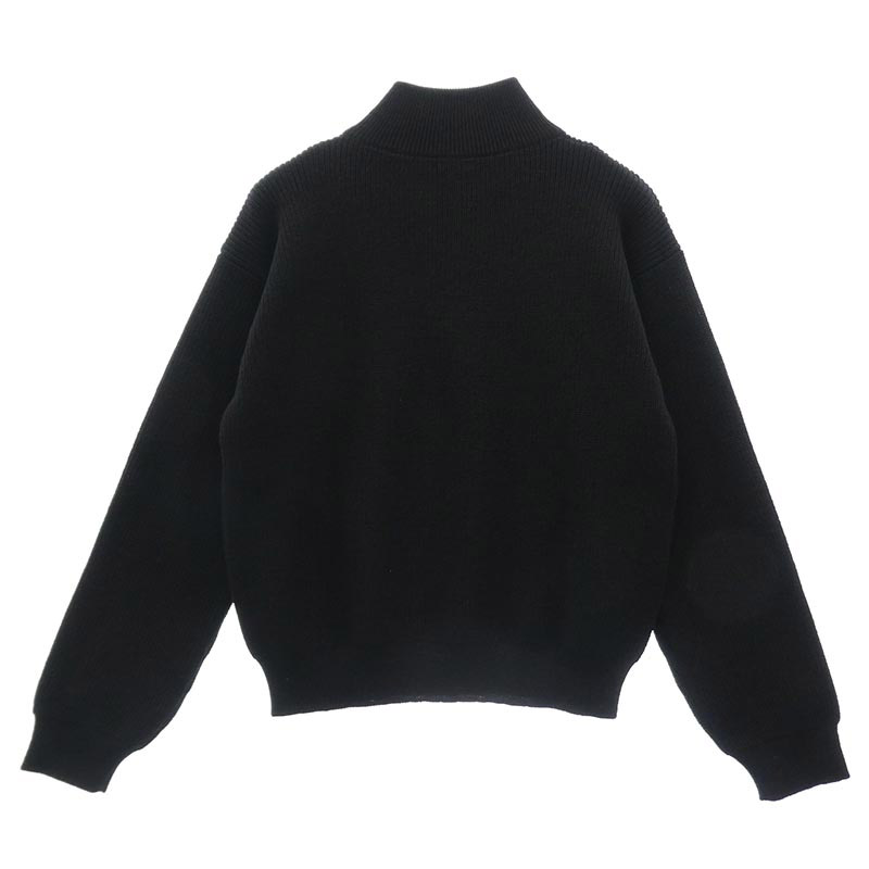 セリーヌ RY02Q0ZP2.38NO TRUCKER SWEATER IN RIBBED WOOL トラッカーセーター ハーフジップ ニット 買取実績 画像