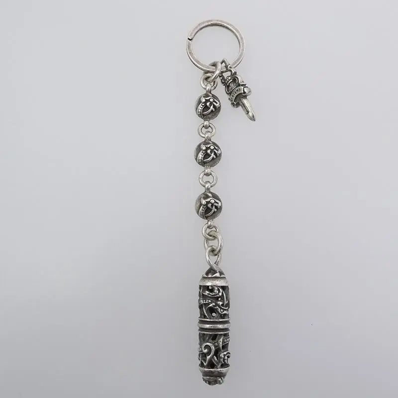 クロムハーツ　ケルティックローラー　キーリング　ダガー 楽天市場】クロムハーツ【CHROMEHEARTS】【ラージ】ローラーキーリング