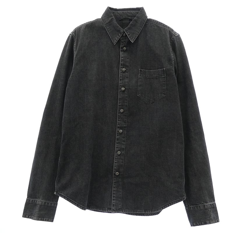 クロムハーツ(原本無) DENIM LOOSEEND 袖レザークロスパッチ クロスボールボタン ルーズエンド 長袖 デニムシャツ 買取実績