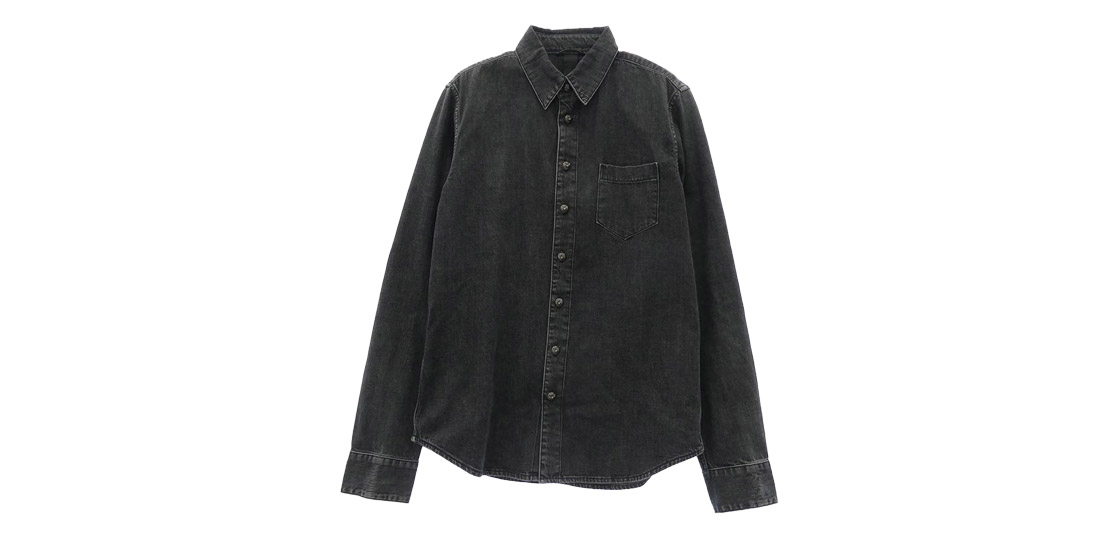 クロムハーツ（原本無） DENIM LOOSEEND 袖レザークロスパッチ クロスボールボタン ルーズエンド 長袖 デニムシャツ 買取実績