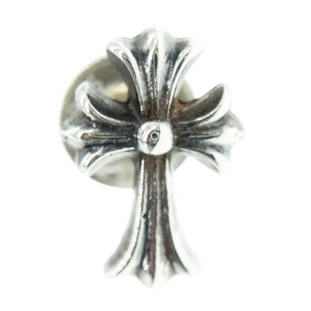 クロムハーツ CHクロス 2 ファット スタッド ピアス シルバー系画像