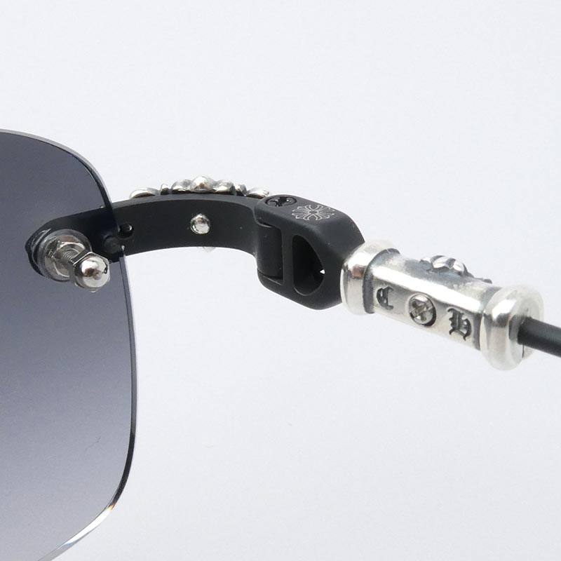 クロムハーツ（原本無） PILLS III サイドフローラルクロス CHプラス グラデーションレンズ リムレス サングラス 買取実績 画像