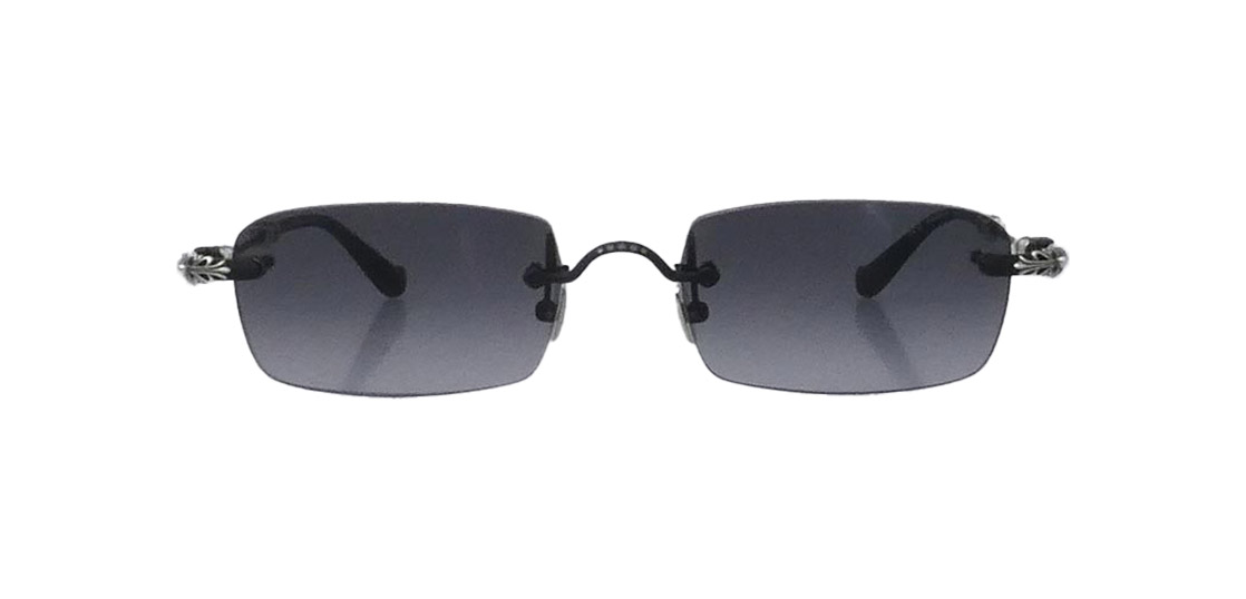 クロムハーツ（原本無） PILLS III サイドフローラルクロス CHプラス グラデーションレンズ リムレス サングラス 買取実績