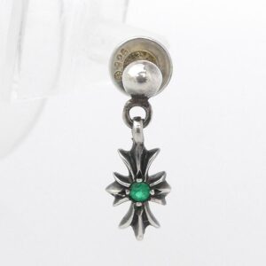 クロムハーツ（原本無） TNY E CH PLS タイニーECHプラスドロップ アフターエメラルド ピアス 買取実績 画像