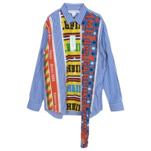 コムデギャルソン SHIRT シャツ 25AW FP-B012-W25 yarn dyed cotton stripe × cotton poplin print 買取実績