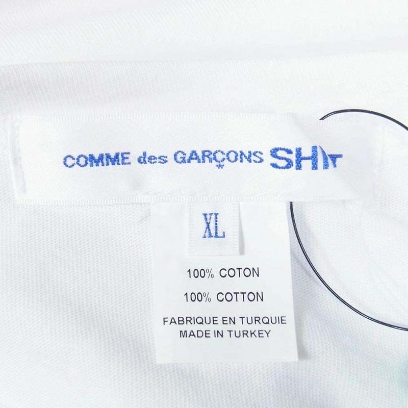 コムデギャルソン 25AW FP-T002-W25 SHIRT シャツ コットンポプリン デジタルプリント クルーネック 半袖 Tシャツ カットソー 買取実績 画像