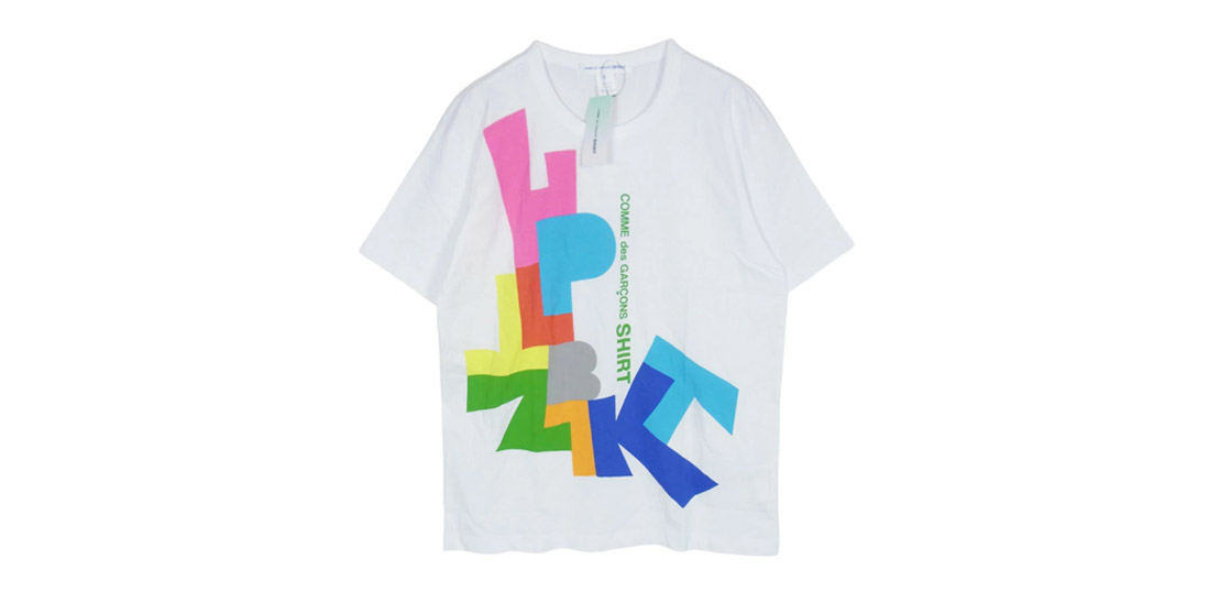 コムデギャルソン SHIRT シャツ 25AW FP-T002-W25 コットンポプリン デジタルプリント クルーネック 半袖 Tシャツ カットソー 買取実績