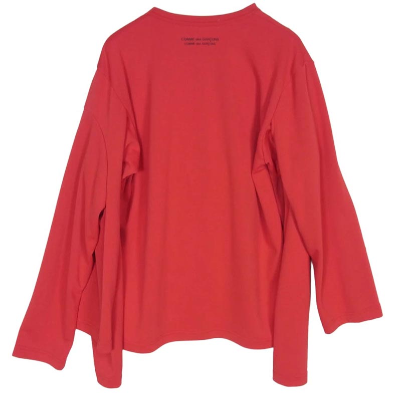 コムデギャルソン 25SS RO-T023-051 コムデギャルソンコムデギャルソン コムコム 四本袖 クルーネック ジャージー 長袖 Tシャツ カットソー 買取実績 画像