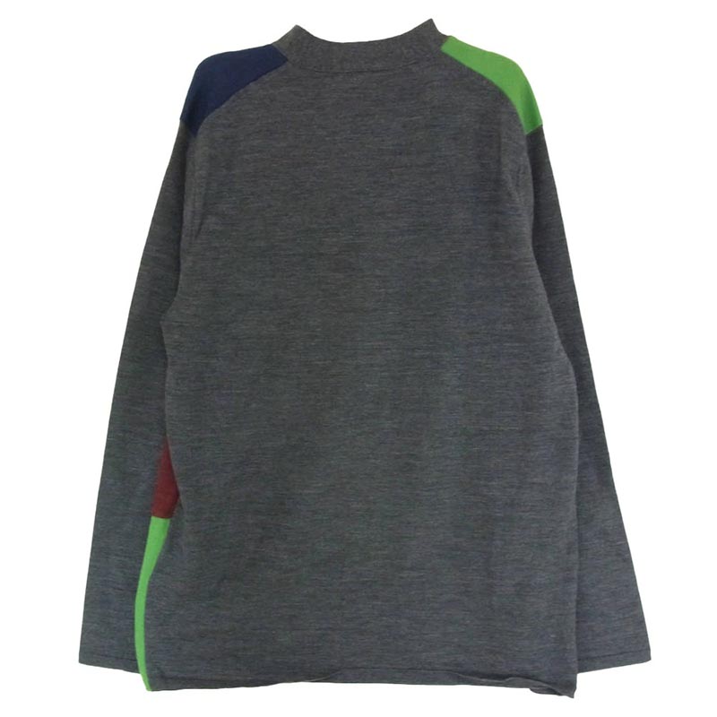 コムデギャルソンオムドゥ 25AW DP-N001-051 WOOL CARDIGAN PATCHWORK ウール パッチワーク ニット カーディガン 買取実績 画像