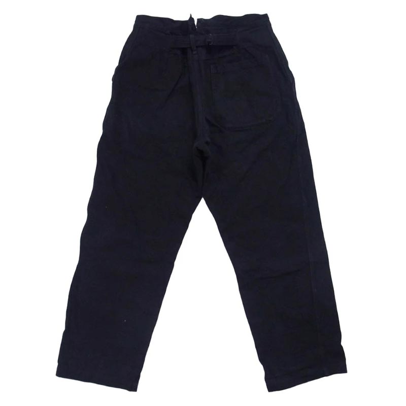 コモリ 21AW U03-03012 ブラックデニム オーバーパンツ 買取実績 画像