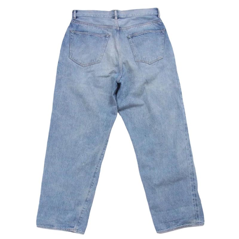コモリ 23SS X01-03004 BLEACH DENIM ブリーチ 5P デニムパンツ 買取実績 画像