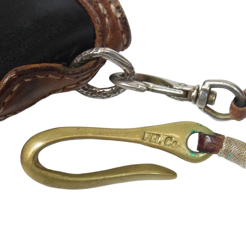 フラットヘッド LEATHER LONG WALLET ウォレット レザー ロープ付き レザー ロング ウォレット 長財布 買取実績 画像