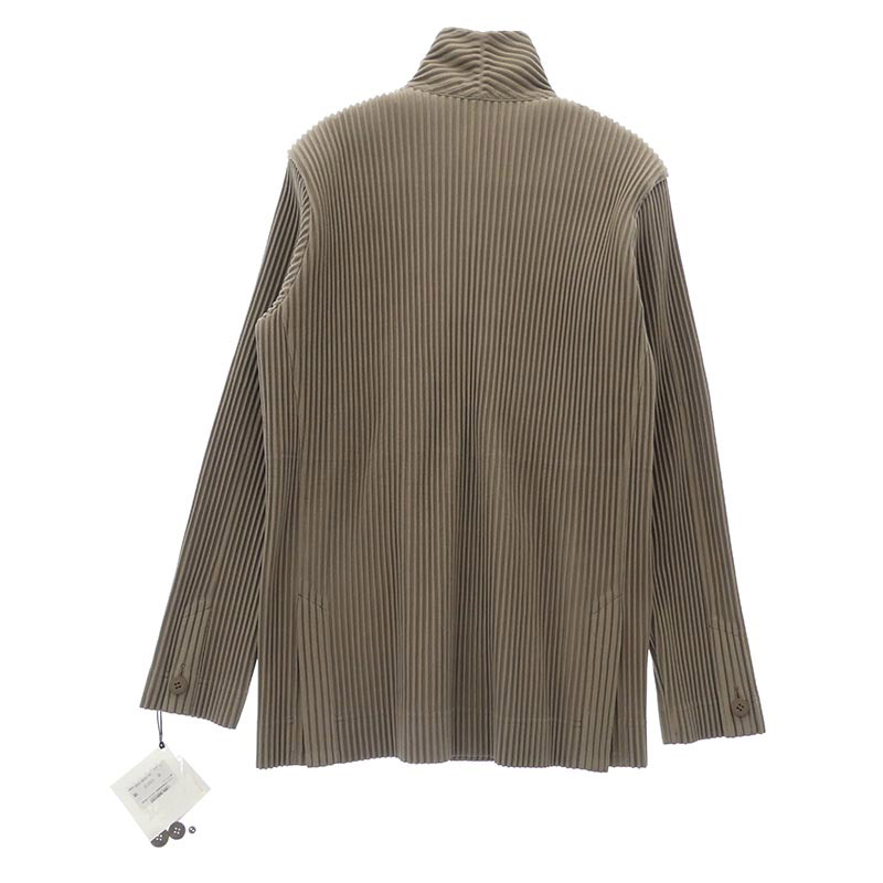 オム プリッセ イッセイミヤケ HP53-JD151-16 TAILORED PLEATS 1 テーラードプリーツ プリーツ加工 ダブルブレスト テーラードジャケット 買取実績 画像