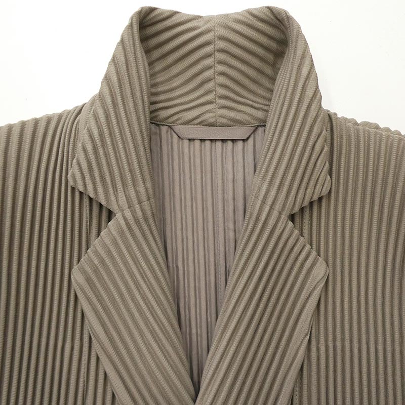 オム プリッセ イッセイミヤケ HP53-JD151-16 TAILORED PLEATS 1 テーラードプリーツ プリーツ加工 ダブルブレスト テーラードジャケット 買取実績 画像