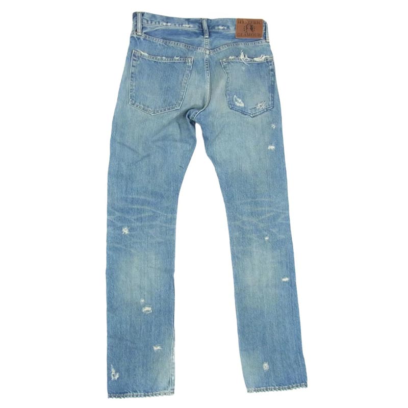 ヒステリックグラマー 0262AP11 RWH加工 クラッシュ ダメージ加工 スタッズ ストレート デニムパンツ 買取実績 画像