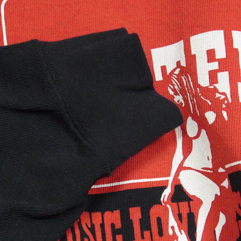 ヒステリックグラマー 26SS 02261CL05 MUSIC LOVERS FESTIVAL クルーネック 長袖 Tシャツ 買取実績 画像