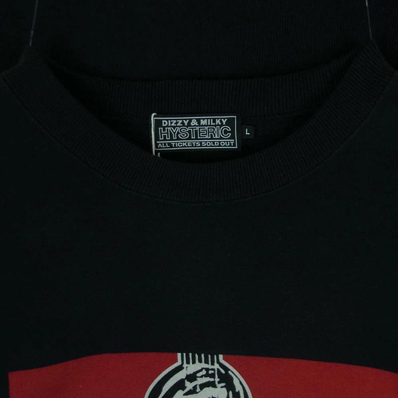 ヒステリックグラマー 26SS 02261CS05 GREATEST PARTY SOUNDS クルーネック 長袖 スウェット トレーナー 買取実績 画像