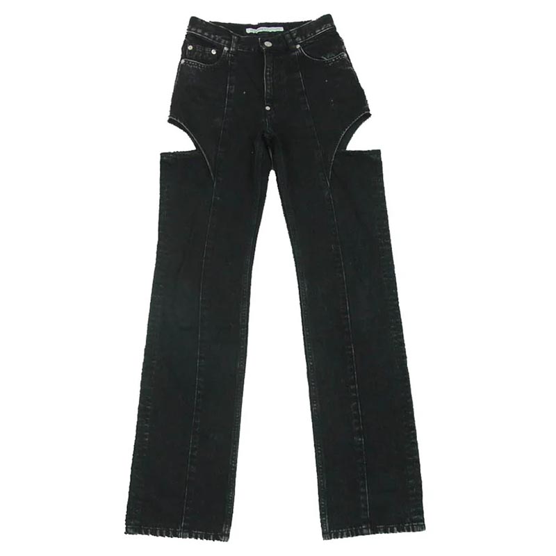 ジョンローレンスサリバン 20C022-0323-36 WASHED DENIM HOLLOWED OUT DENIM PANTS 買取実績