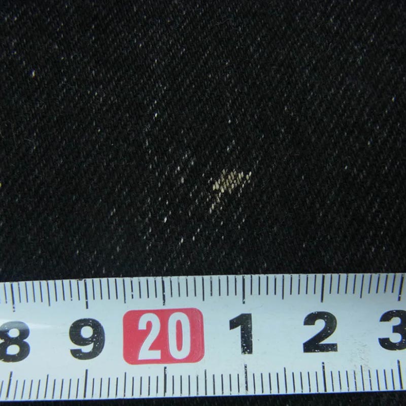 ジョンローレンスサリバン 20C022-0323-36 WASHED DENIM HOLLOWED OUT DENIM PANTS カットアウト ウォッシュド デニム パンツ 買取実績 画像