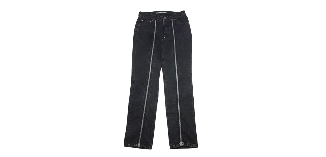 ジョンローレンスサリバン 2A008-0320-15 BLEACHED DENIM ZIPPED PANTS 買取実績
