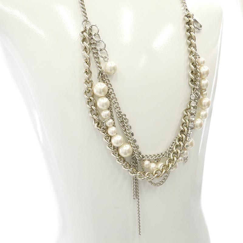 ジュンヤワタナベコムデギャルソン 23SS JK-K802 パール チェーン ネックレス 買取実績 画像