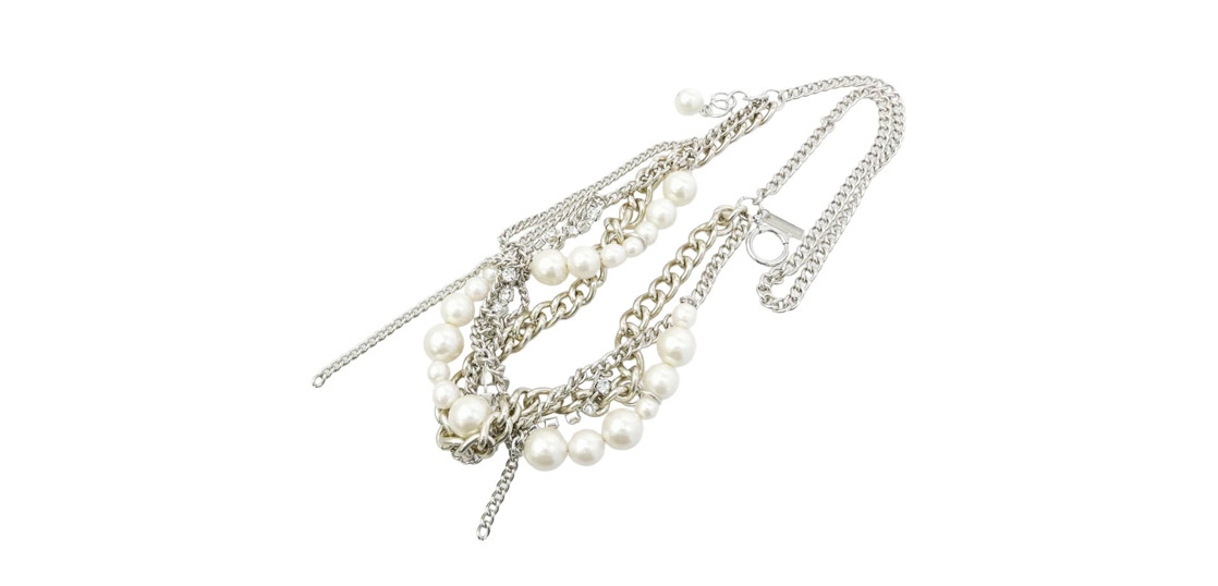 ジュンヤワタナベコムデギャルソン 23SS JK-K802 パール チェーン ネックレス 買取実績