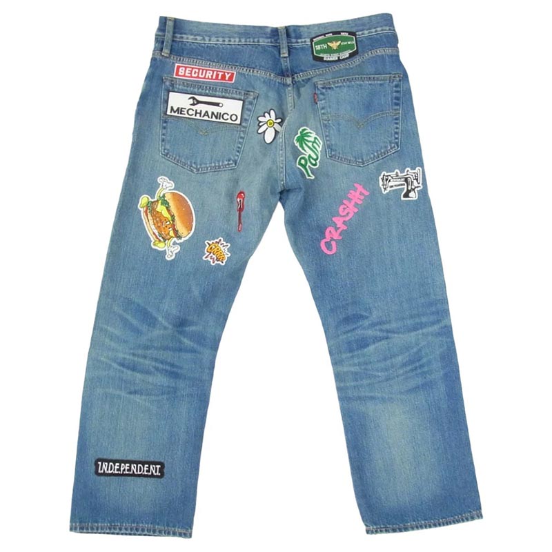 ジュンヤワタナベコムデギャルソンマン WK-P211 Levi's Andy Warhol リーバイス 綿 セルヴィッチ アンディ・ウォーホル パッチワーク デニム パンツ 買取実績 画像