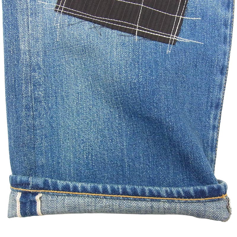 ジュンヤワタナベコムデギャルソンマン WK-P211 Levi's Andy Warhol リーバイス 綿 セルヴィッチ アンディ・ウォーホル パッチワーク デニム パンツ 買取実績 画像