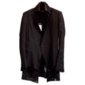 キリュウキリュウ Stand Collar Leather Flare Shirt スタンドカラー レザーフレアシャツ 画像