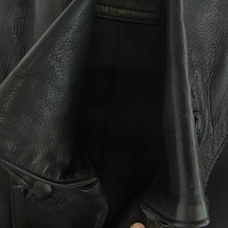 キリュウキリュウ KLM-KLJ09-701 Leather Single Napoleon Jacket ナポレオン レザー ロング ジャケット コート 買取実績 画像