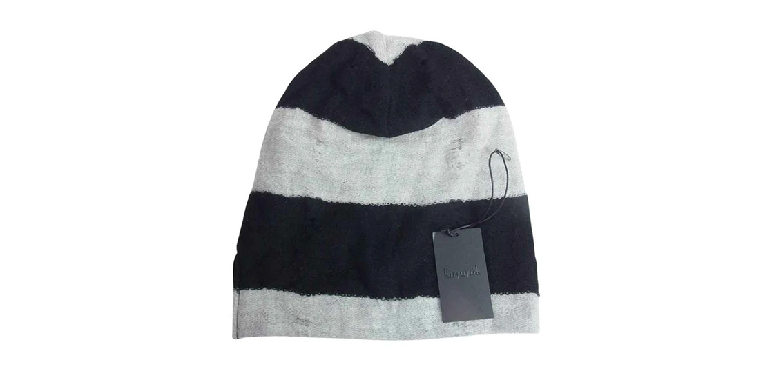 キリュウキリュウ KM-HCAP01-055 ボーダー ニット キャップ ブラック系 ホワイト系 買取実績