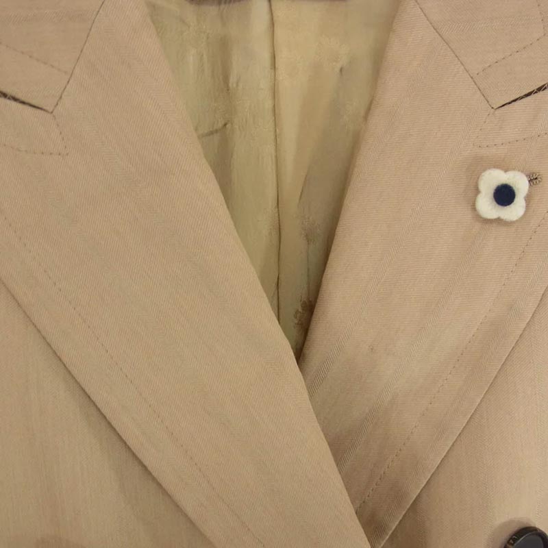 ラルディーニ ブートニエール ダブルブレスト ピークドラペル テーラード ジャケット 買取実績 画像