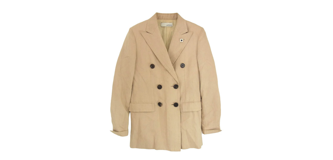 ラルディーニ ブートニエール ダブルブレスト ピークドラペル テーラード ジャケット 買取実績