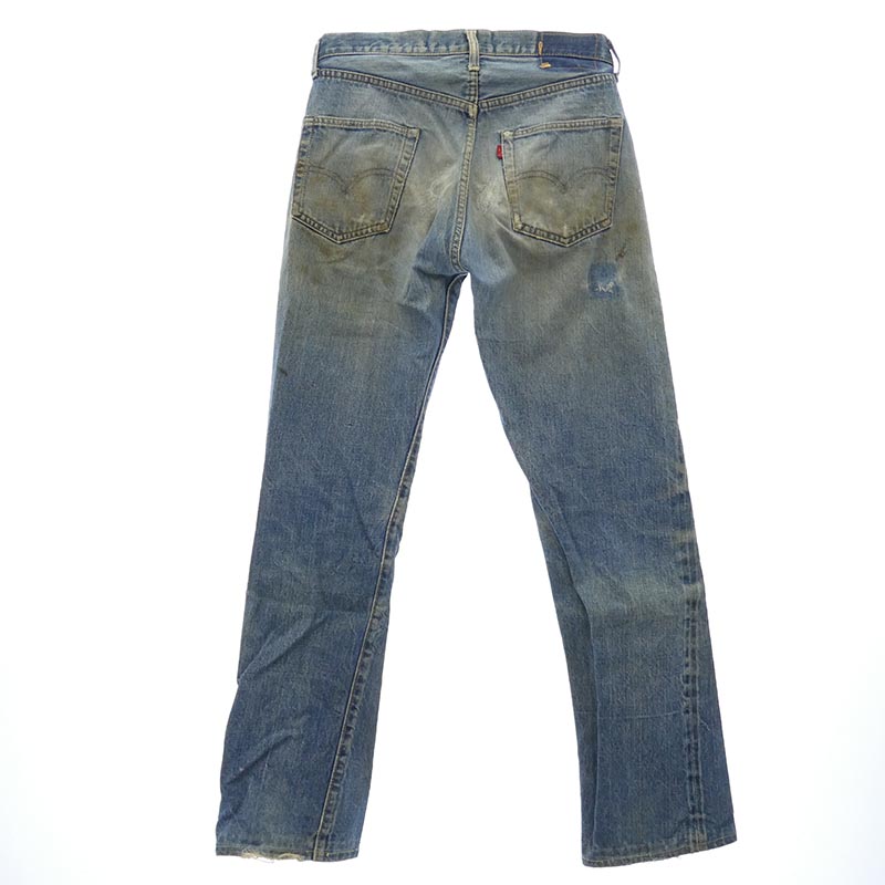 リーバイス 501 66前期 small e ボタン裏刻印6 平行ステッチ デニム パンツ 買取実績 画像