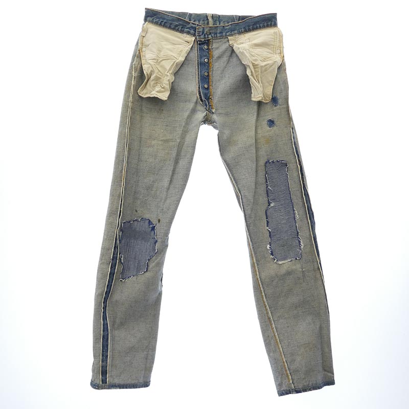 リーバイス 501 66前期 small e ボタン裏刻印6 平行ステッチ デニム パンツ 買取実績 画像